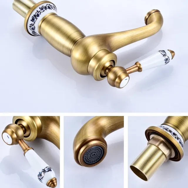 Robinet de salle de bains finition Bronze Antique – vue 6