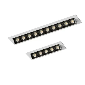Dimmable LED ciel lumières Downlights projecteurs Angle réglable 220V Grille ligne lumières salon intérieur doublure ampoules d&rsquo;éclairage