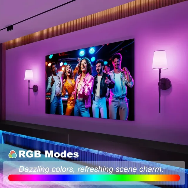Applique murale nordique LED Recharge RGB ampoule… – vue 2