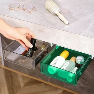 Sous le bureau tiroir boîte de rangement bureau tiroir de rangement coulissant sous bureau organisateur pour bureau amovible tiroir coulissant