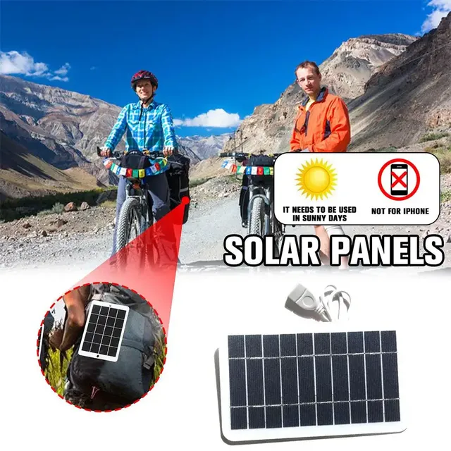 Panneau de chargeur solaire USB – vue 5