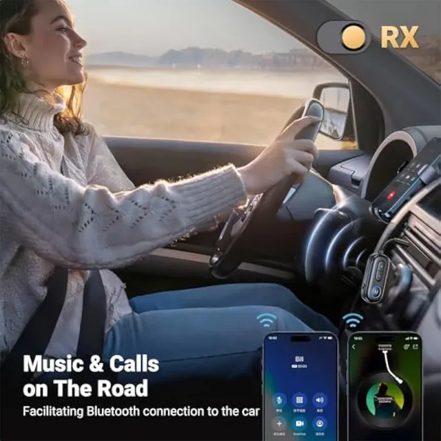 Bluetooth 5.3 récepteur Audio émetteur 3.5mm AUX Jack… – vue 4