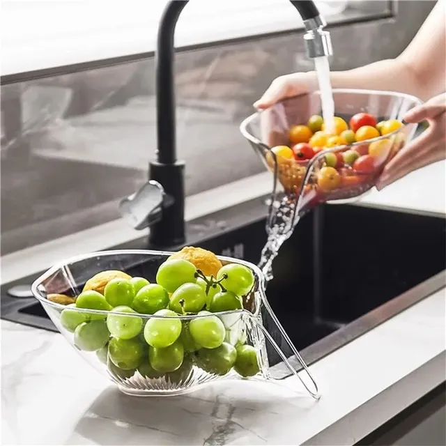 Passoire Panier Égouttage Transparent Plastique…