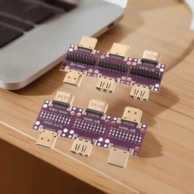 Carte test adaptateur HDMI mâle femelle circuit imprimé… – vue 5