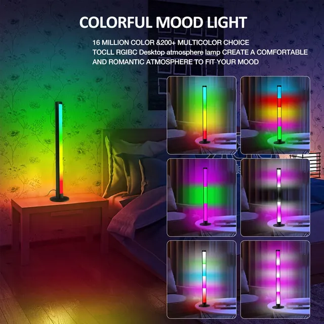 USB RGB LED barres lumineuses intelligente RGB capteur… – vue 5