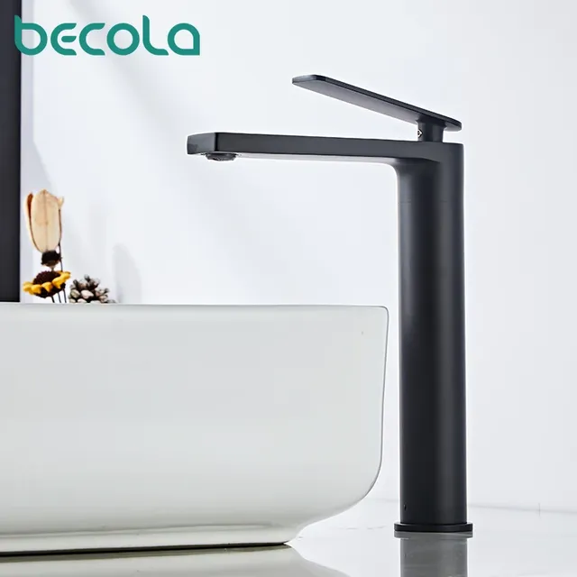 Becola robinet de lavabo noir salle de bains mitigeur… – vue 3