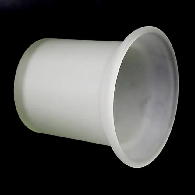 Tasse brosse toilette céramique verre blanc opaque… – vue 2