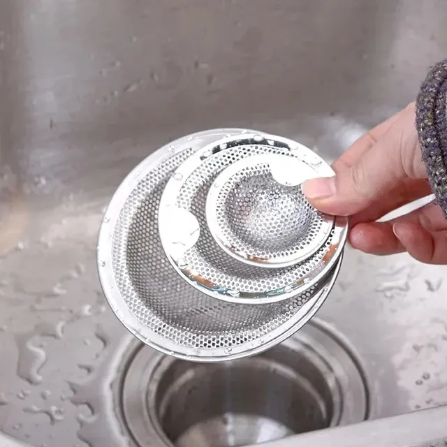 Évier de cuisine filtre en acier inoxydable égout maille… – vue 6