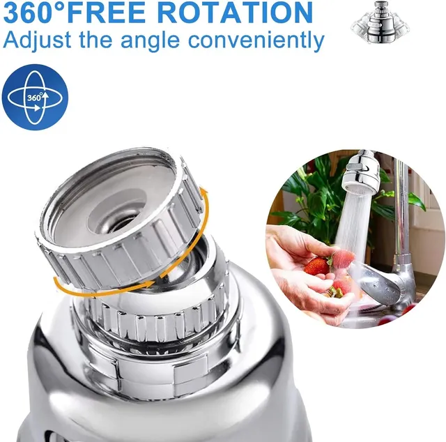 Robinet de cuisine pivotant à 360 degrés – vue 4