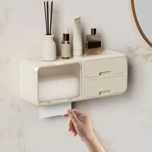 Distributeur papier toilette mural étanche anti… – vue 2