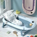 Baignoire pour bébé pliable, solution de bain sûre et portable pour les nourrissons et les tout-petits, adaptée aux enfants de 6 à 12 mois, facile