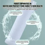 Pommeaux de douche de salle de bains rapide, filtre puissant, pulvérisation de salle de bains portative à 5 modes, pomme de douche avec débit d&rsquo;eau à haute pression