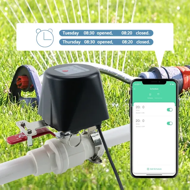 Vanne d'eau WiFi Tuya – vue 4