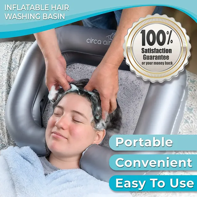 Bassin à shampoing gonflable portable – vue 6