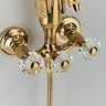Robinet de baignoire de luxe en forme de cygne doré – vue 4