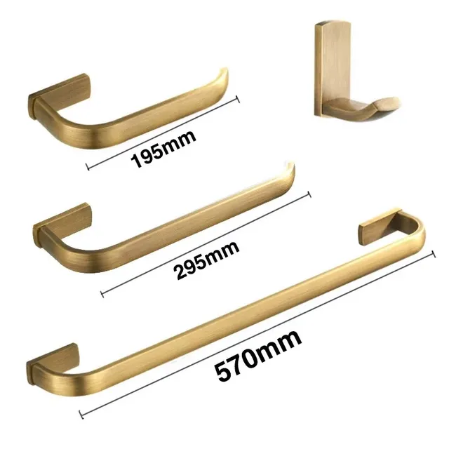 Barre porte-serviettes en Bronze Antique – vue 5