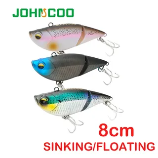 Appâts coulants flottants 2 Sections 8cm appâts multi-articulés…