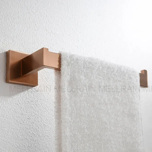 Matériel de salle de bains en or Rose brossé – vue 5