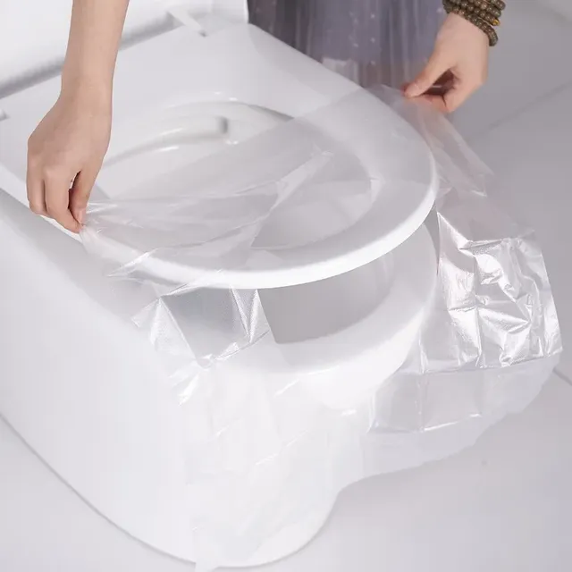 Coussin de siège de toilette jetable 100 pièces/ensemble – vue 4