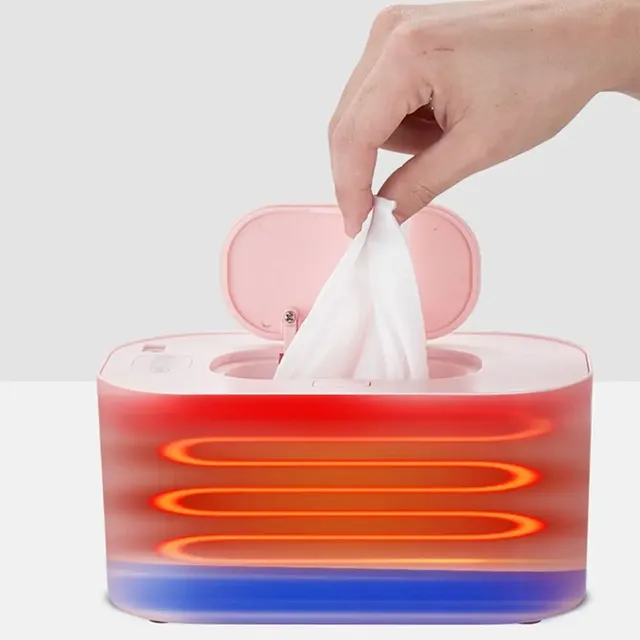 Chauffe-lingettes humides en plastique Portable – vue 2