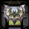 Suspension vitrail chauve souris verre teinté tiffany… – vue 4