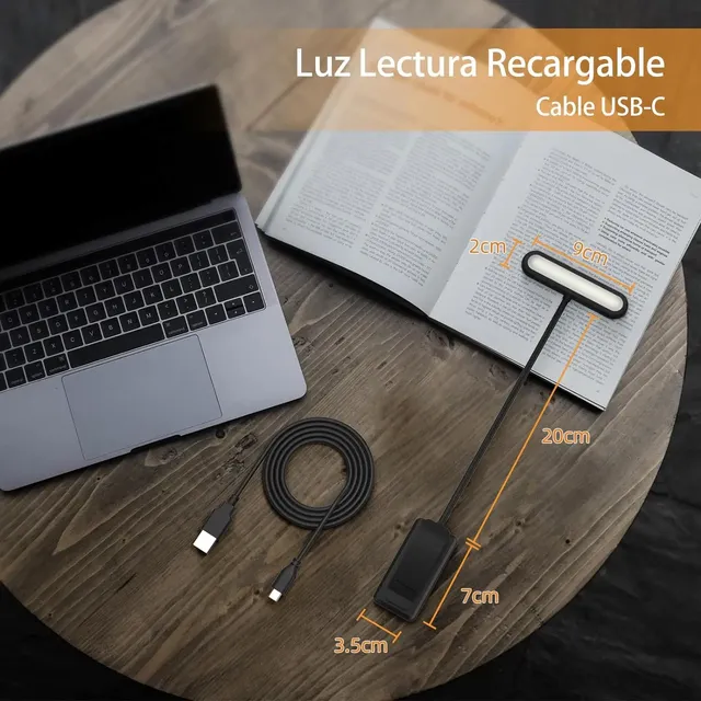 Lampe de lecture portable aste par USB – vue 6
