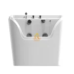 Meilleure qualité acrylique toilettage pour animaux de compagnie nettoyage Massage baignoire durable petits animaux chat et chien Spa baignoire