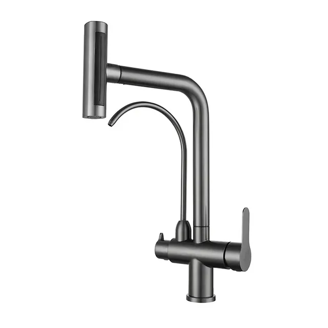 Robinet de cuisine moderne trois en un à double usage en… – vue 2