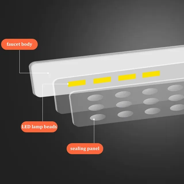 Cascade lumineuse LED tout en cuivre – vue 7