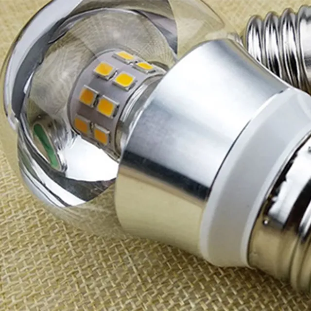 LED miroir ampoule E27 E14 moitié argent filament 5W 7W… – vue 5