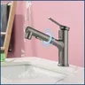 Robinet de lavabo en laiton chaud et froid à double trou – vue 3