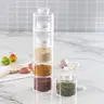 Pots épices empilables modulaires cylindriques acrylique… – vue 1