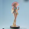 Figurine résine miniature bikini turquoise chapeau… – vue 1