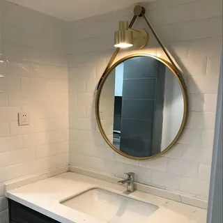 Miroir de bain nordique hôtel salle de bain couloir décoration murale…