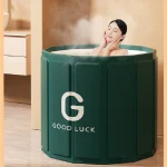 Baignoire pour adultes, baignoire pliable pour usage domestique, baignoire complète, lavabo de douche, baignoire glacée à installation gratuite