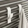 Salle de bain douche porte-serviettes cintre chauffé… – vue 1