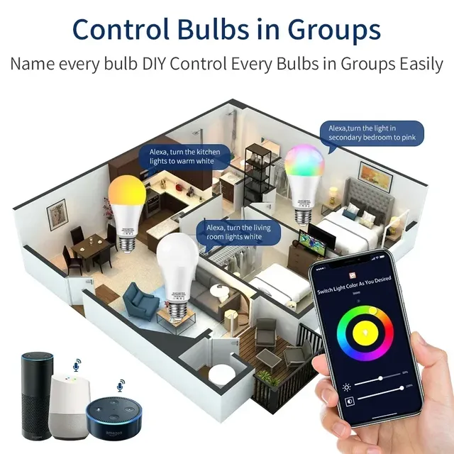 Tuya-Ampoule WiFi intelligente – vue 6
