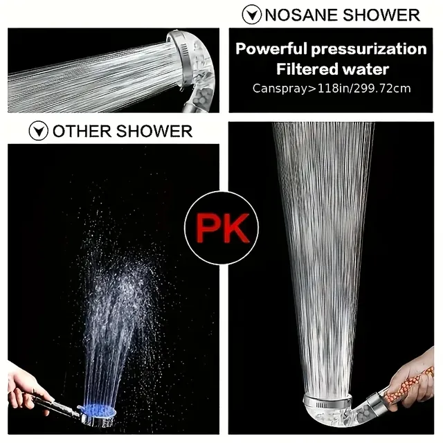 Pommeau de douche filtré ABS – vue 4