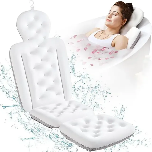 Oreiller de baignoire avec soutien lombaire et tête – vue 5