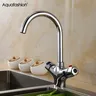 Robinet thermostatique évier cuisine laiton chromé… – vue 5