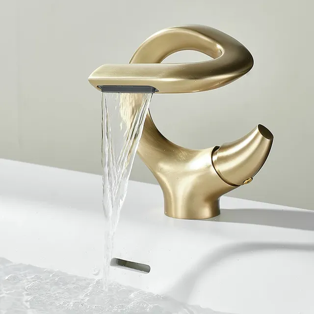 Becola robinet de lavabo cascade sortie d'eau lavabo de… – vue 4