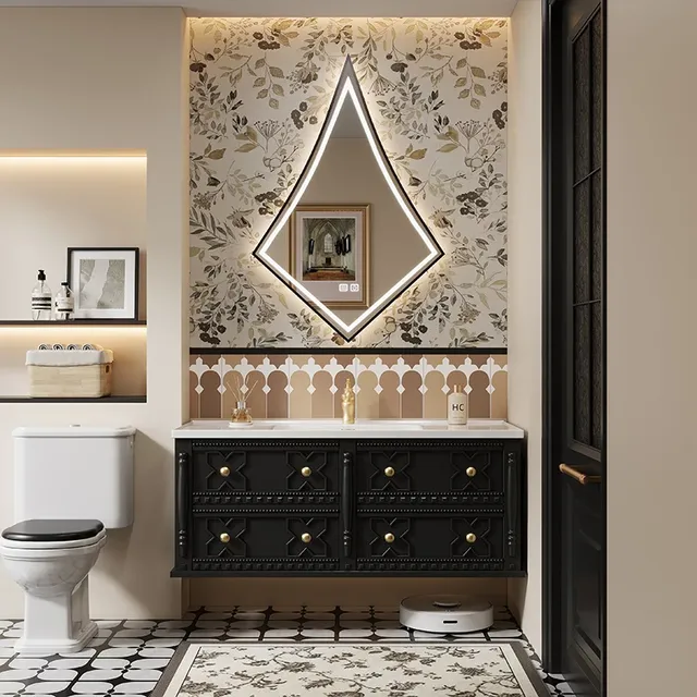Miroir esthétique moderne salle de bain armoire de… – vue 2