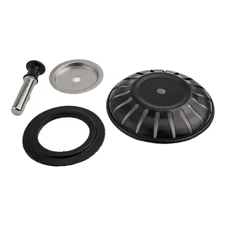 Bouchon de filtre de remplacement d'évier de cuisine noir 78mm