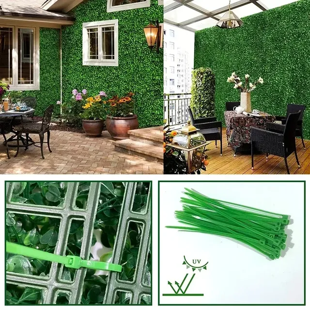 Panneau mural de plantes artificielles – vue 4