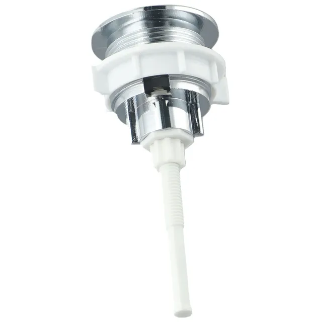 Bouton poussoir de toilette chromé ABS – vue 4
