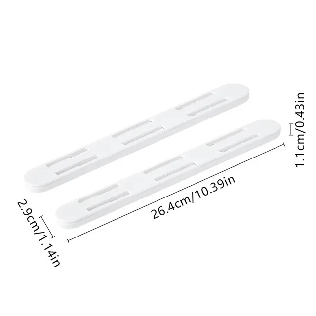 Glissières blanches coulissantes tiroir placard cuisine… – vue 6