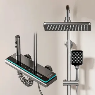 Système de douche thermostatique de luxe avec affichage numérique