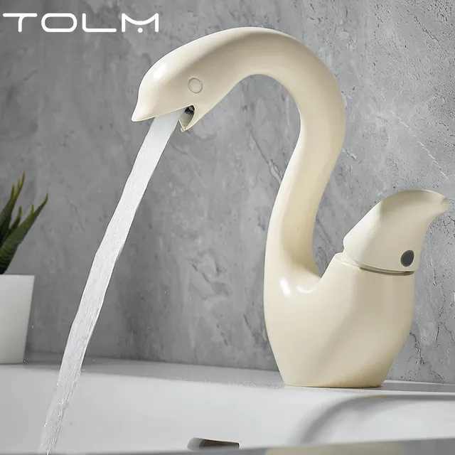 Mitigeur lavabo monocommande bec cascade forme cygne… – vue 6
