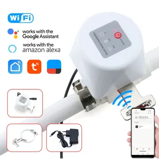 Tuya WiFi vanne d'eau arrêt de gaz robinet à tournant sphérique…