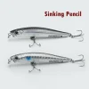 Appât crayon coulant leurres de pêche 9g 14g longue coulée Vibration coulant Swimbait Wobbler appât artificiel matériel de pêche leurre Pesca